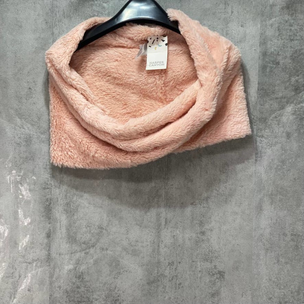 Harper Canyon Women's Blush Faux-Fur Infinity Loop Scarf SZ OS